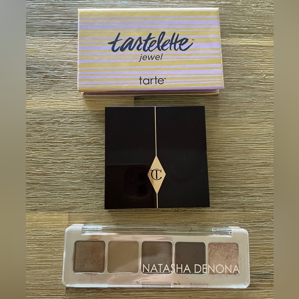Mini Palette Bundle: Charlotte Tilbury, Natasha Denona, Tarte